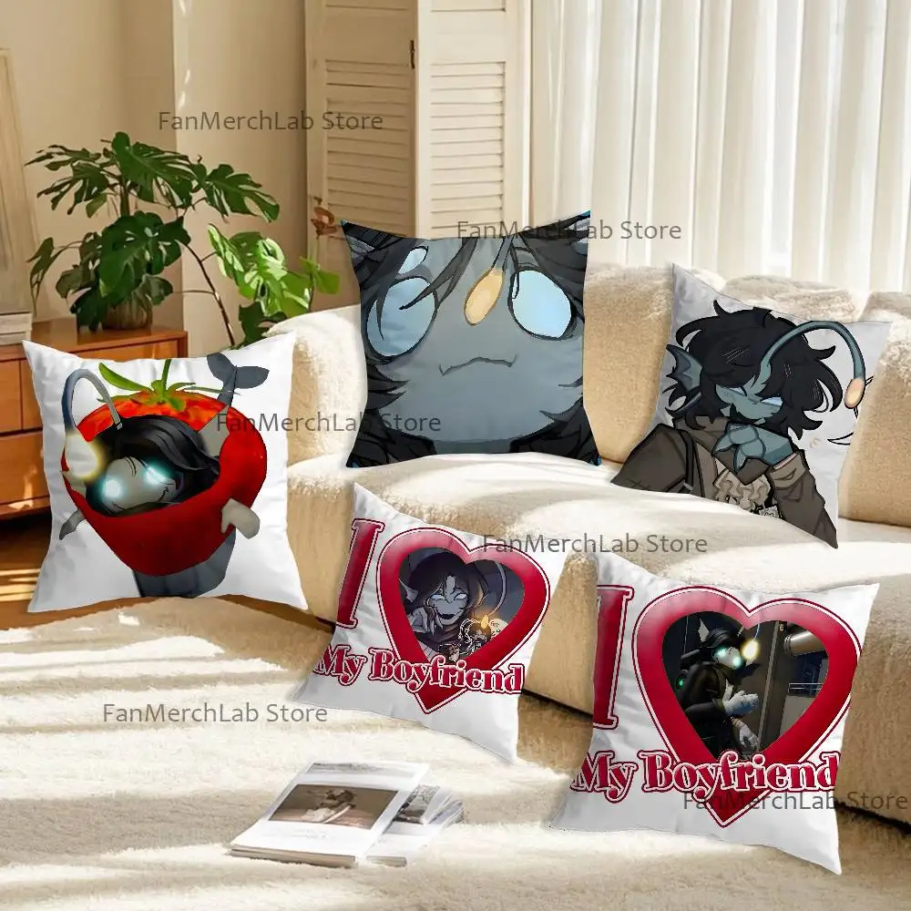 

P-Pressure S-Sebastian Solace Laser Pillowcase Pillowslip Cushion Plush Boys Girls Cartoon Anime Kawaii Decoration Birthday Gift
