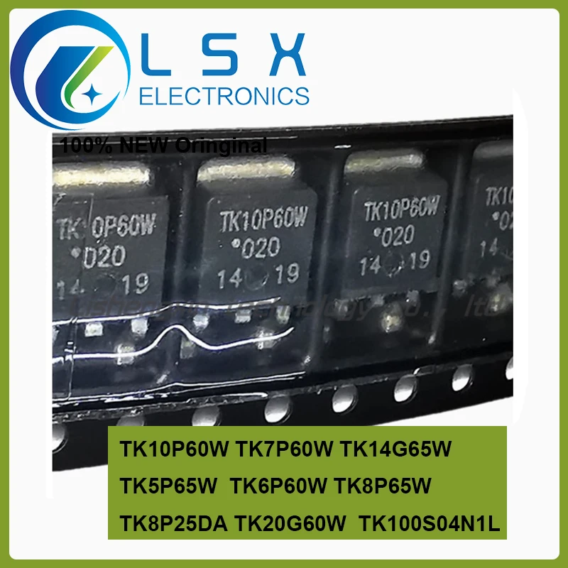 5pcs TK10P60W TK7P60W TK14G65W  TK5P65W  TK6P60W TK8P65W TK8P25DA TK20G60W  TK100S04N1L