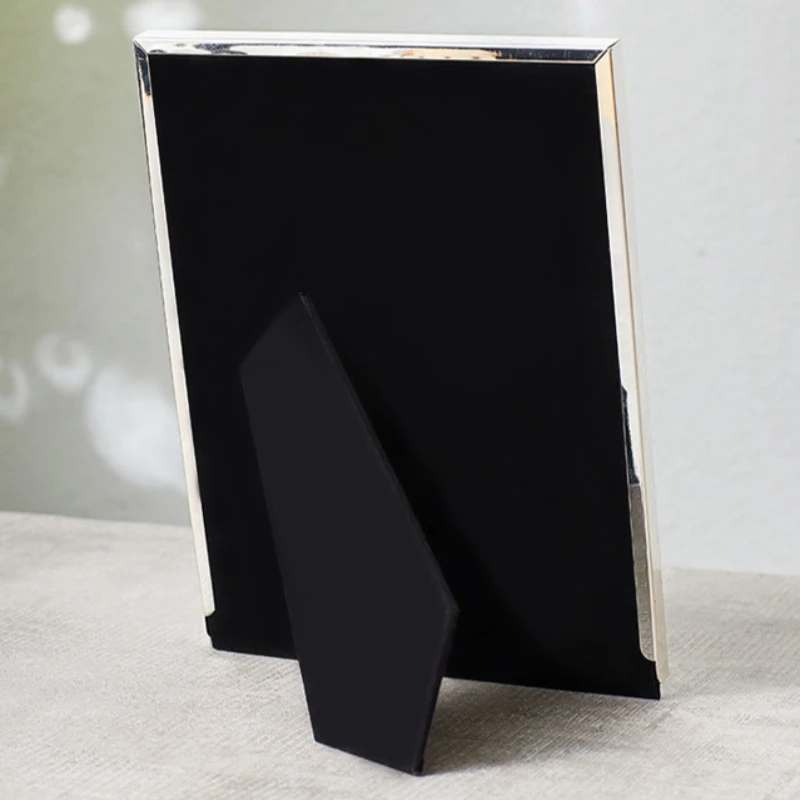 Metal Picture Frame 6 7 10 Inch Frame Elegant Photo Frame Stylish Modern Silver Artwork Home Decor