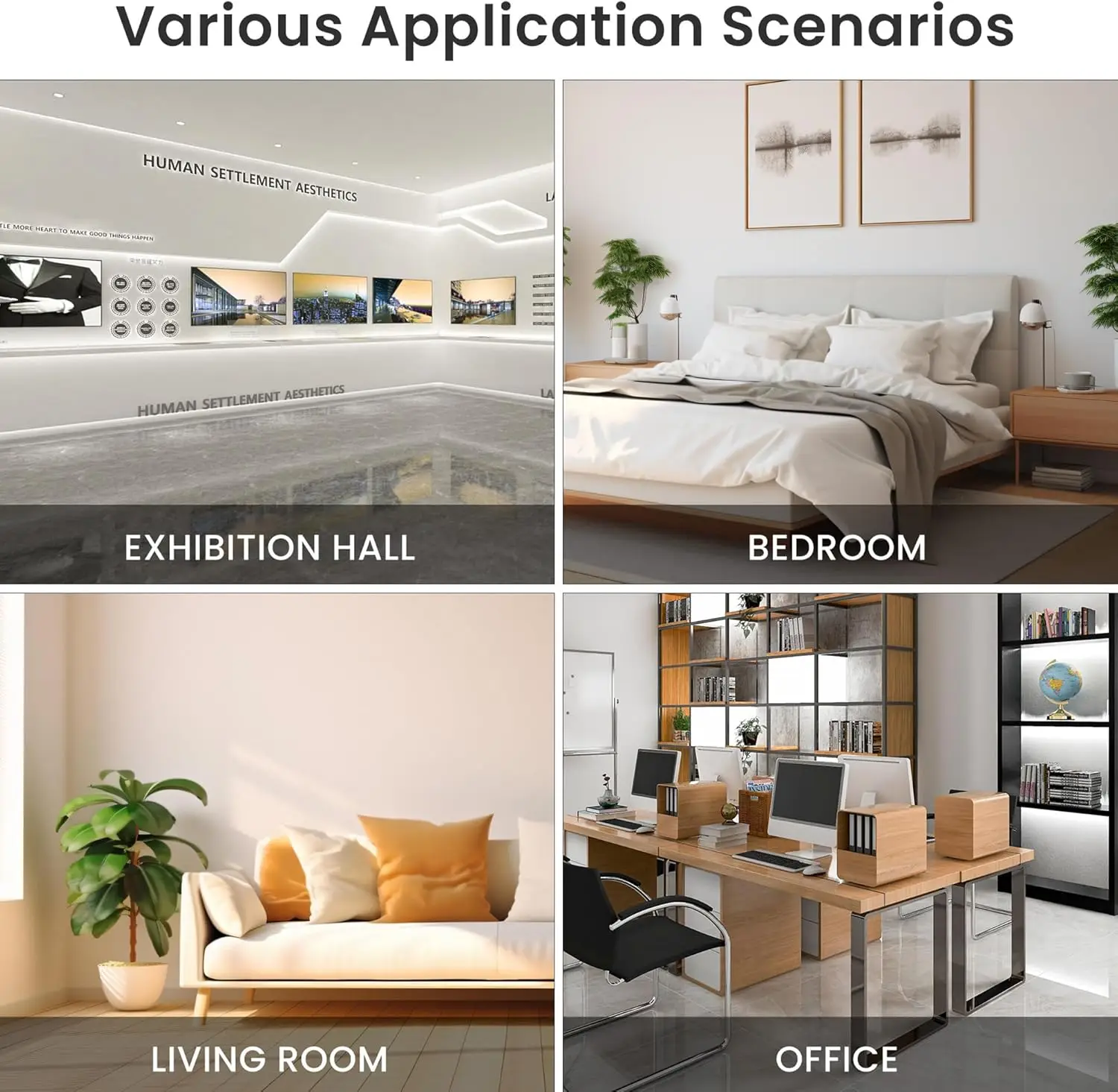 Vitrina grande, blanca