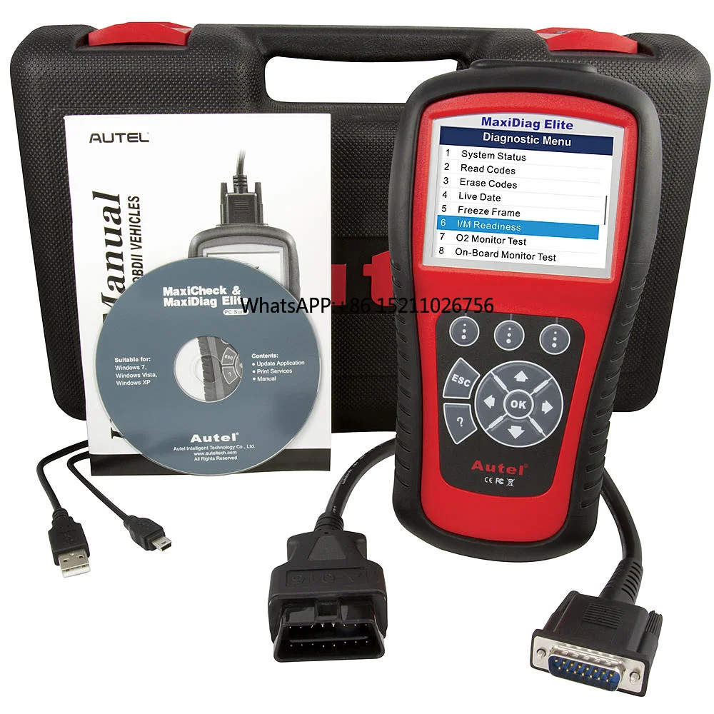 Autel Maxidiag Elite Md802 Md 802 Obd2 сканер, оригинальное обновление через Интернет Autel Md802