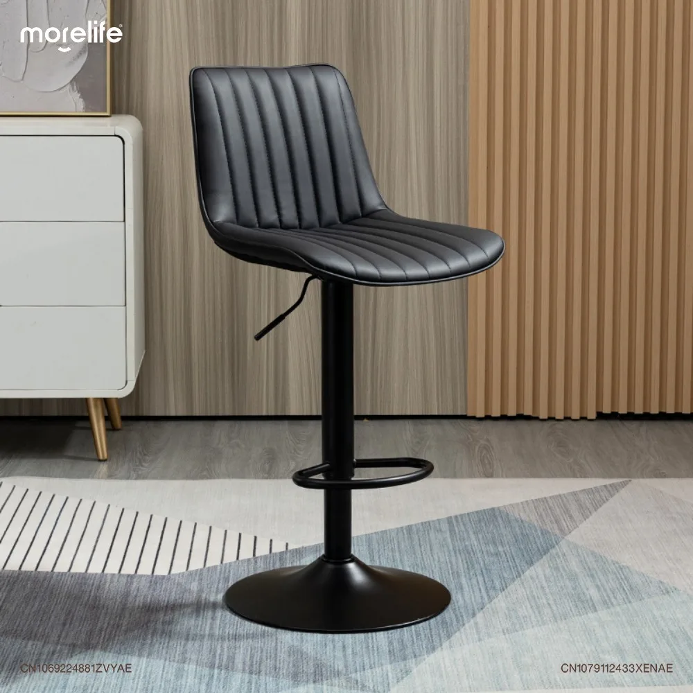 Modern Minimalista Bar Chair, Lifting Rotating Stool, estilo nórdico, Coffee Shop, cadeiras de balcão, Art Bar Stools for Kitchen, Luxo, Novo