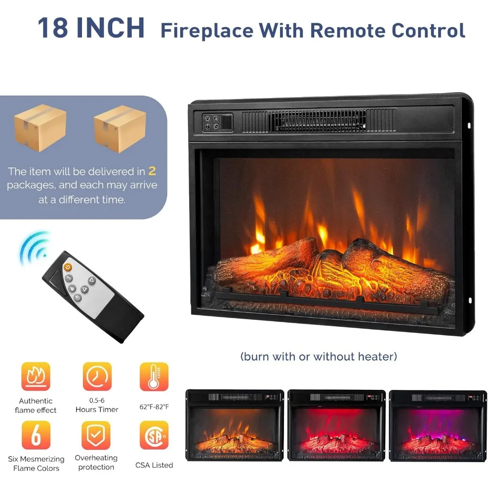 وحدة تحكم وسائط مدفأة كهربائية حديثة مع أرفف قابلة للتعديل، سعة تلفزيون 70 بوصة، تتضمن سخان، ترفيه أنيق