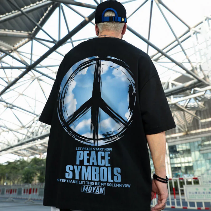 남성용 3D 컬러풀 프린트 티셔츠, 반팔 상의, 루즈한 오버사이즈 하라주쿠 티, 여름 패션, 신상