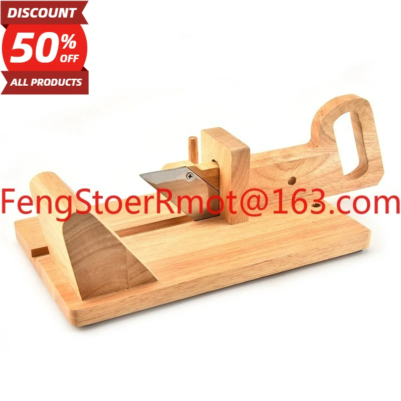It is suitable for oak push and pull hot dog slices, wood sausage cuts, and manual push and pull ham cuts