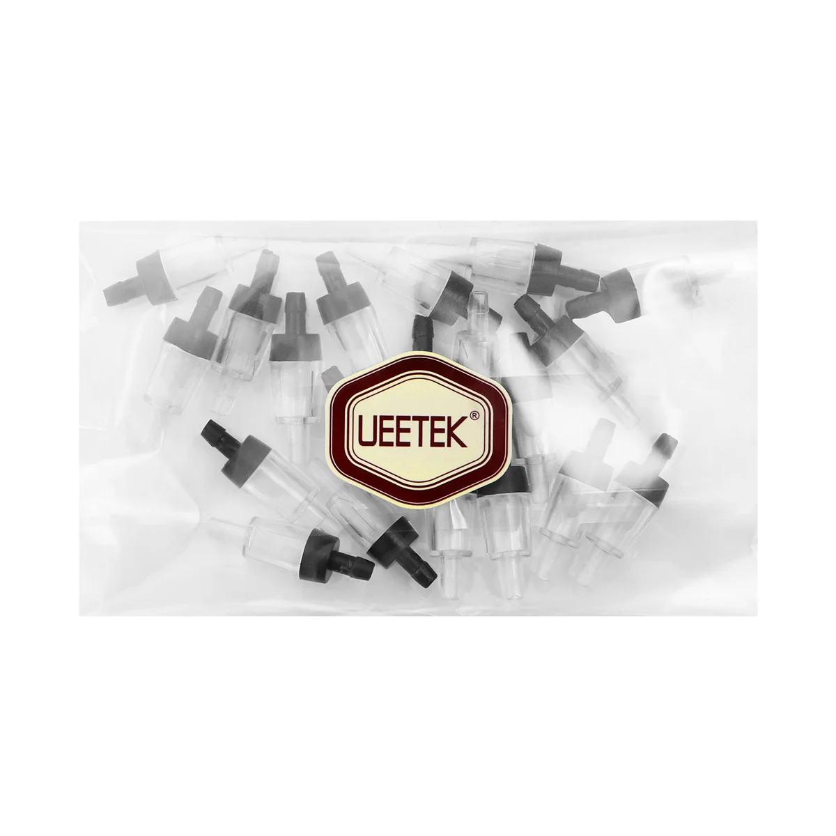 

20Pcs Aquarium Check Valve Black Plastic One Way Non-Return Valve for Fish Tank Air Pump Backflow Prevention Long-Lasting Use