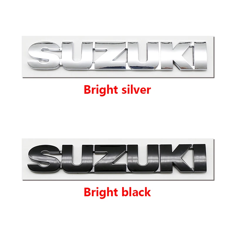 

ABS Car Letter Fender Side Emblem Styling Decor Sticker For Suzuki Grand Vitara IGNIS ALTO Baleno SX4 Swift Jimny Antelope Grand