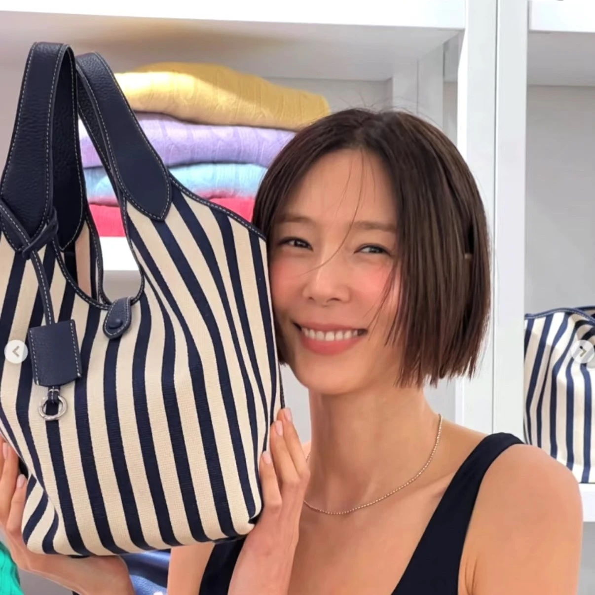 Borsa di lusso Borsa a tracolla classica Borsa tote a righe Borsa per mummia in tela Borsa per tata di grande capacità Borsa da esterno casual Regalo per le vacanze