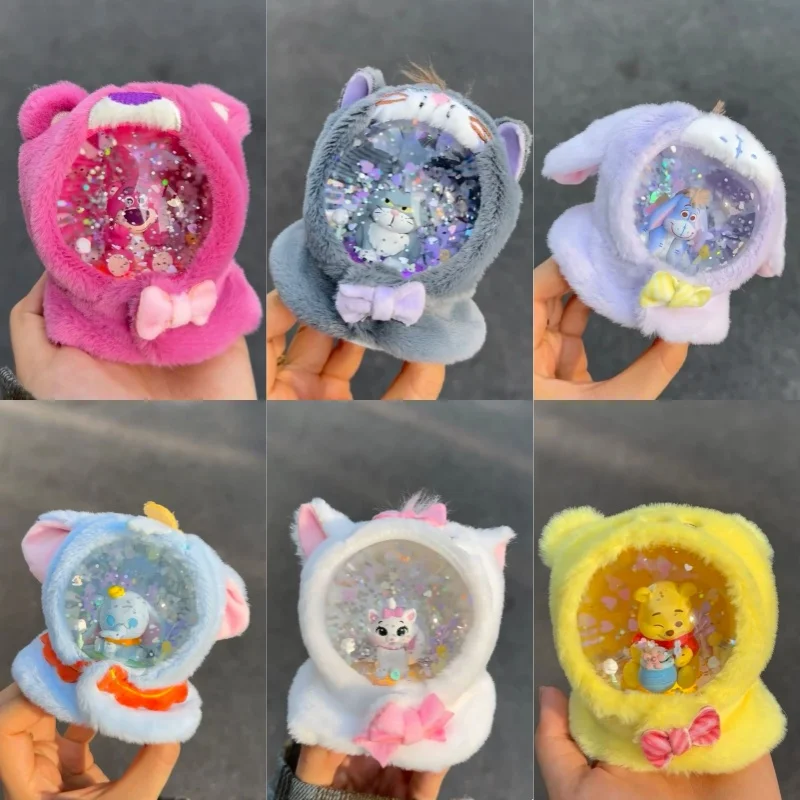 

Серия Maomaoji, плюшевый хрустальный шар, глухая коробка, Kawaii Di Pooh, орнамент, модная коллекционная анимационная подарочная игрушка, высокое качество