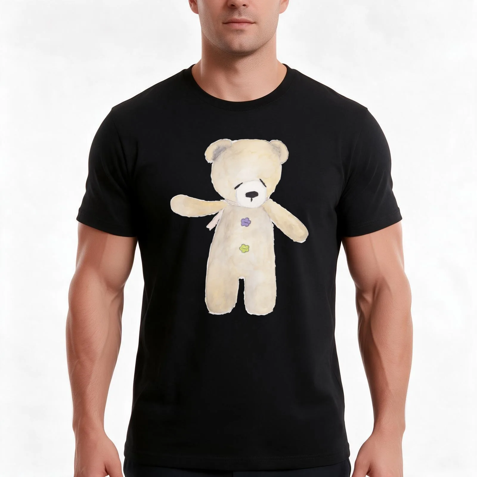 BUMM # 1 T-Shirt, Summer Casual Cotton Tee, Oversized Streetwear Tops, Vintage Graphic Print, Loose Fit Short Sleeve