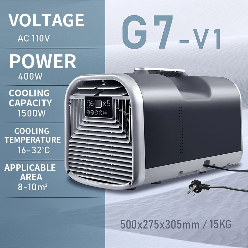 Piccola installazione e drenaggio liberi di refrigerazione del compressore del condizionatore d'aria integrato Mobile portatile