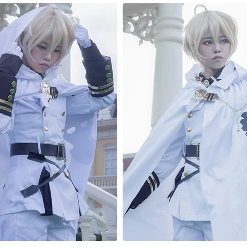 Новый аниме Seraph Van De End 2025, Микаэла Хякуя, костюмы для косплея на Хэллоуин для женщин, одежда для ролевых игр, полный комплект P ❤ ❤ dd