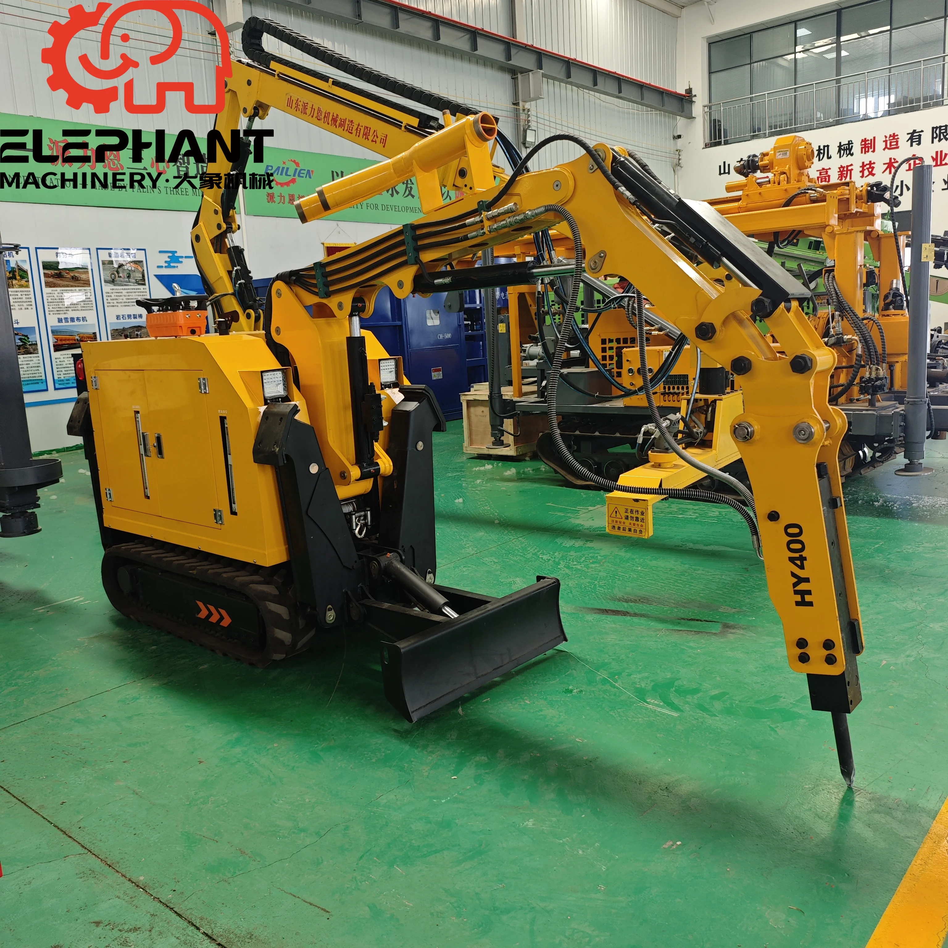 Factory Direct Sales Steel Slag Cleaning Robot Working Radius Rotation Boom Demolition