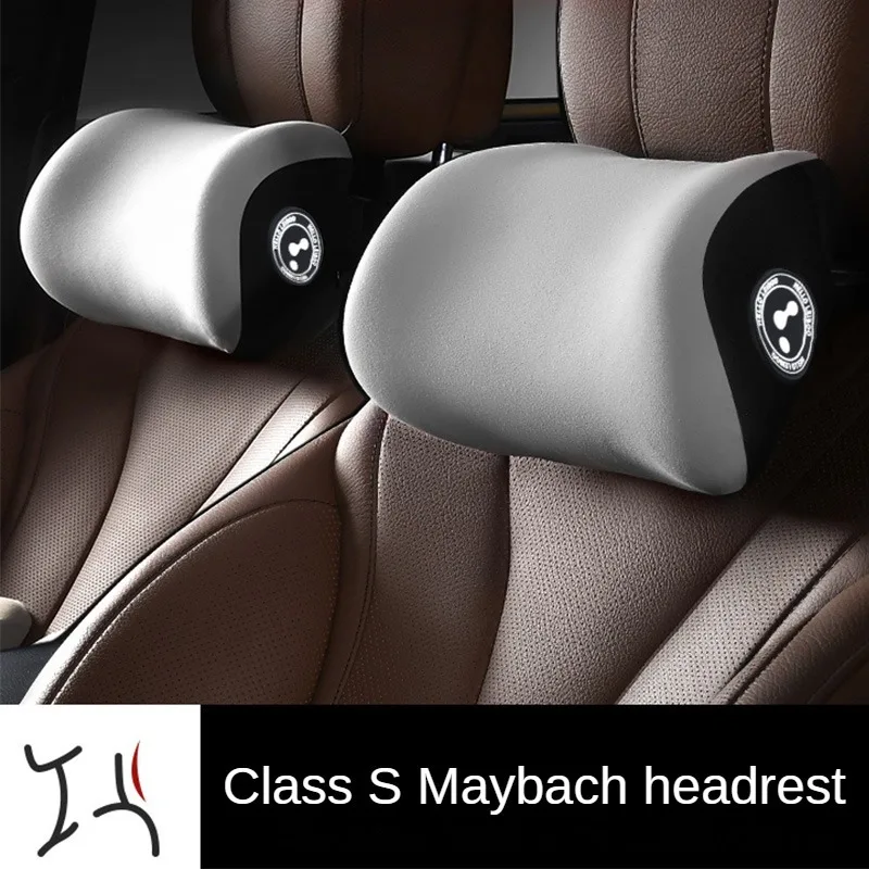 1PC Car Neck Headrest Pillow Accessories Cushion Auto Seat Head Support Neck Protector Automobiles Seat Neck Rest Memory Cotton