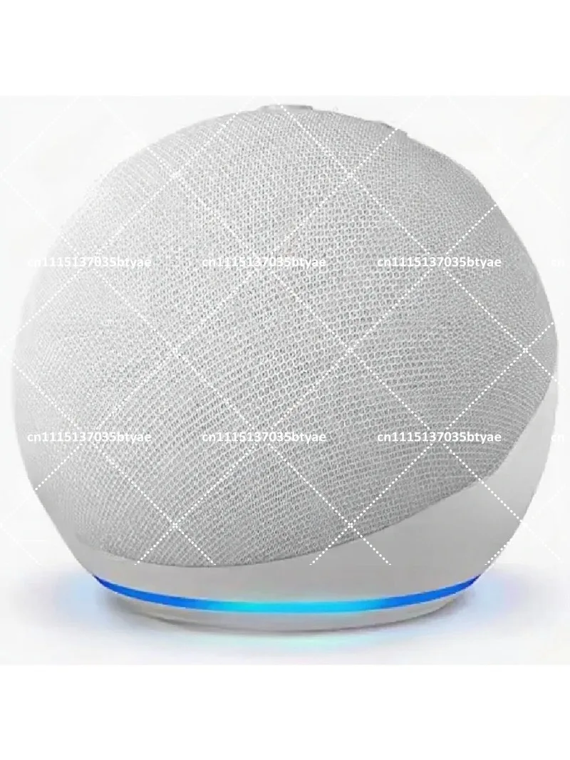 Smart Speaker with Clock Display, Alexa Voice Assistant for Home Office Bedroom
