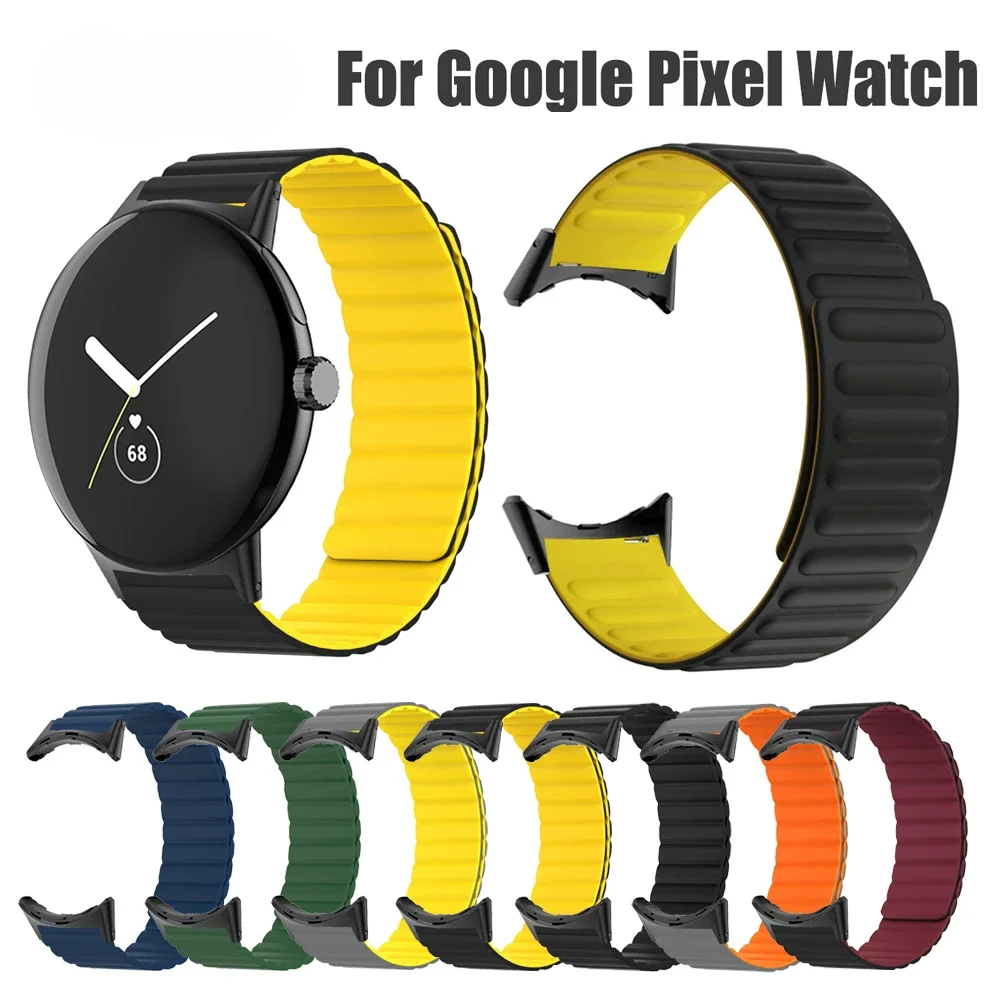 

Регулируемый ремешок для Google Pixel Watch, магнитный спортивный ремешок, умные часы, браслет, сменный ремешок для часов, аксессуары