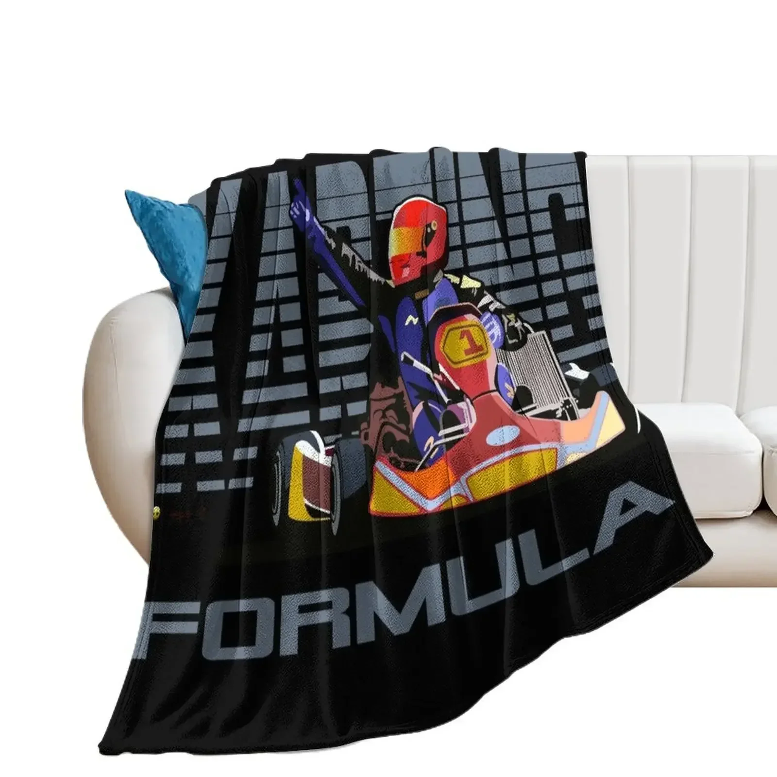 

Karting Throw Blanket Comforter Decorative Beds christmas decoration Multi-Purpose Blankets