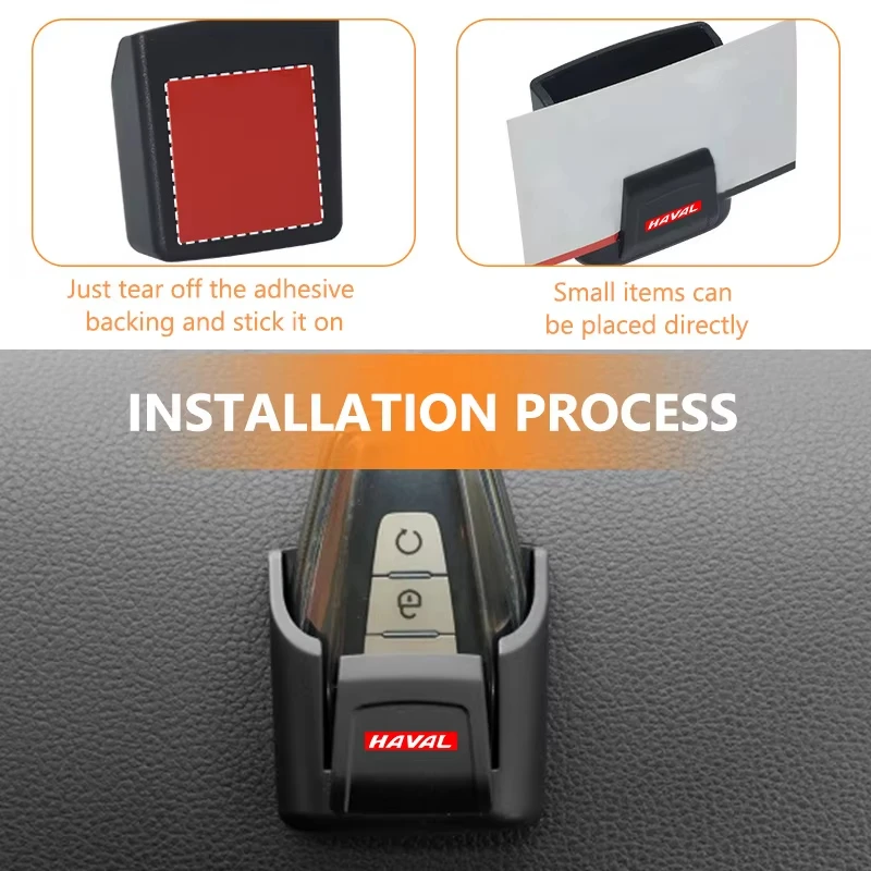 Car Dashboard Organizer Case Key Card Slot Storage Interior Accessory For Haval Jolion H6 M6 Dargo Raptor F7 H7 H9