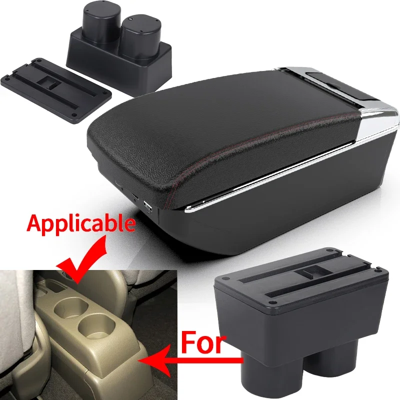 For Nissan Tiida C11 Latio Sylphy Versa car armrest interior center console modification  storage box USB car accessories