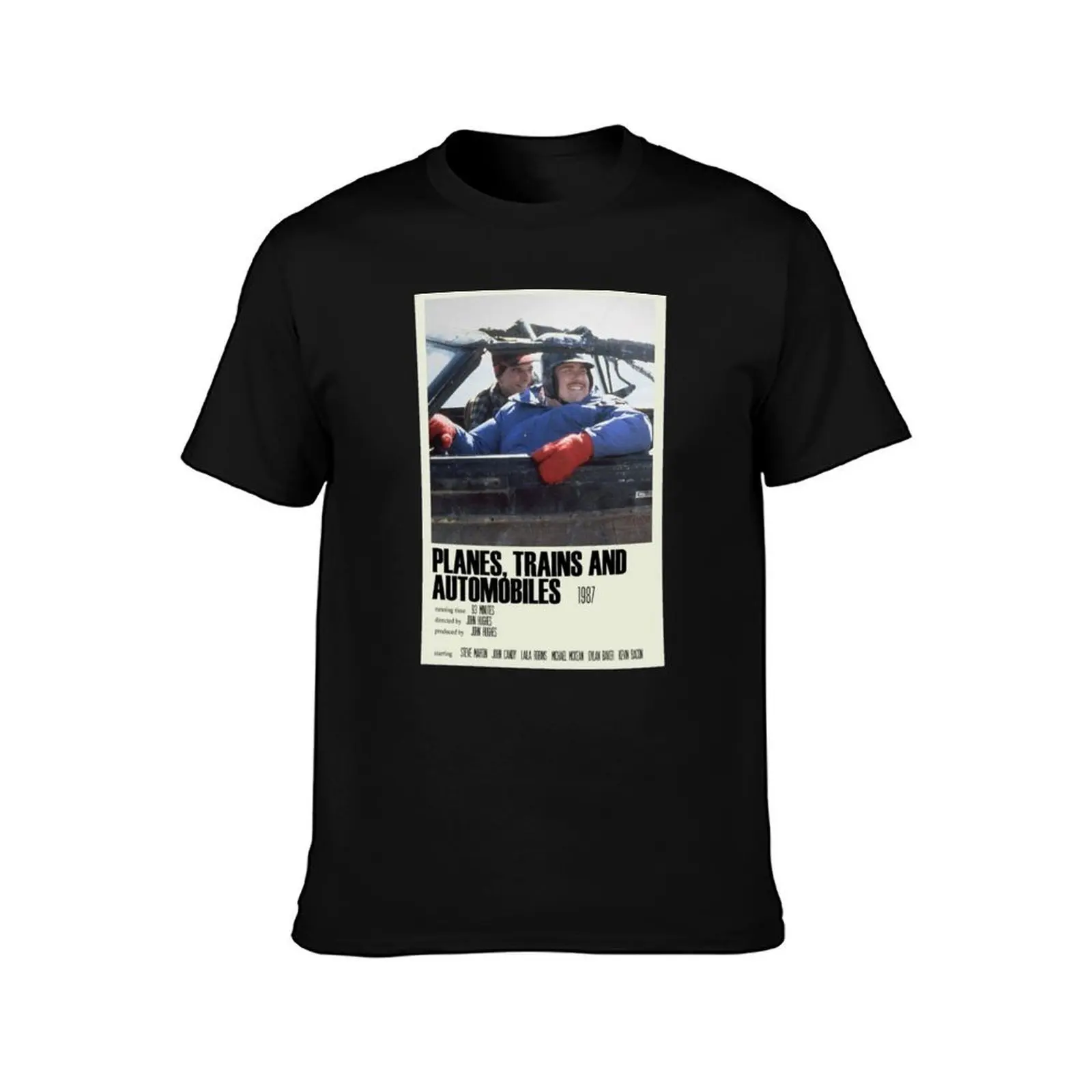 Planes, Trains and Automobiles AlternativeArt Movie Large (3) T-Shirt cotton tshirt 100% T-Shirt