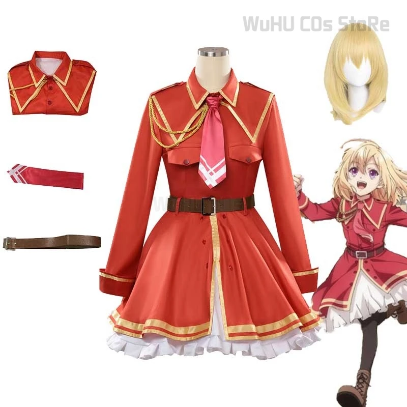 Costume de Cosplay Jill Savelle, Uniformes Rouges, Tenue de Bande Dessinée d'Halloween, The Do-Over, Damsel Conquers the Dragon Emperor, 2024