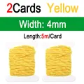 2pcs Yellow 4mm