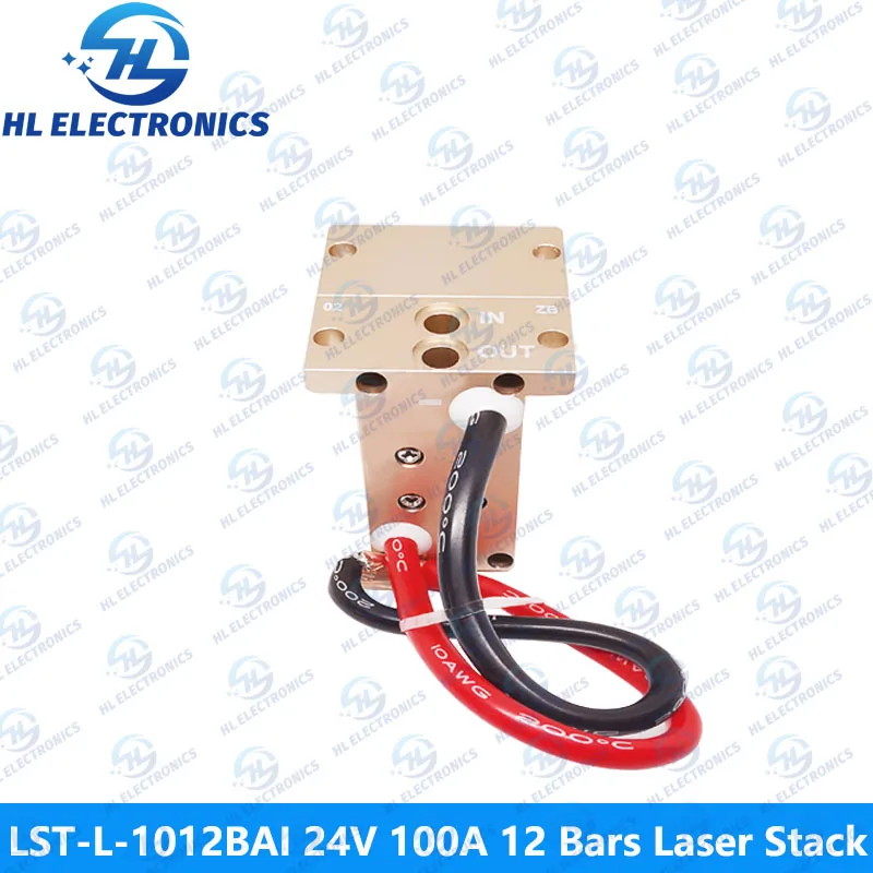 LST-L-1012BAI 24V 100A 12Bars 1200W 808nm Laser Stack for Hair Removal Machine