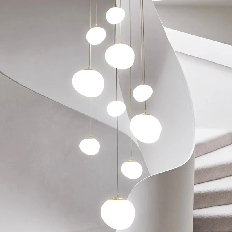 Modern fixture Galss LED Chandeliers for dining room hanging light pendant light lamps for living room indoor lighting