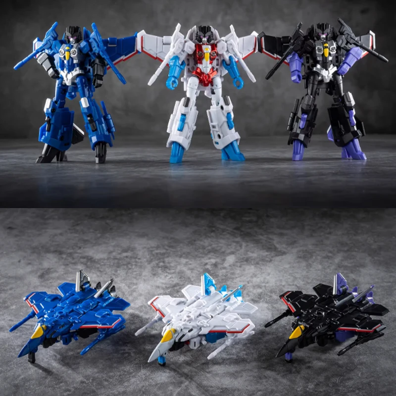 Transformación de fábrica de hierro IF EX-27G Wing Guard Starscream Thundercracker Skywarp figura de acción modelo Robot juguete en STOCK