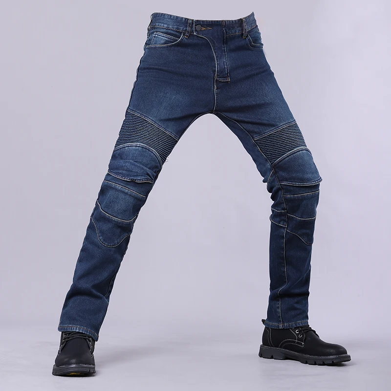 Motorcycle Jeans Outdoor Riding Touring Anti Drop Pants Slim Fit Elastic Jeans Racing Off Road Pants Motorbike Trousers