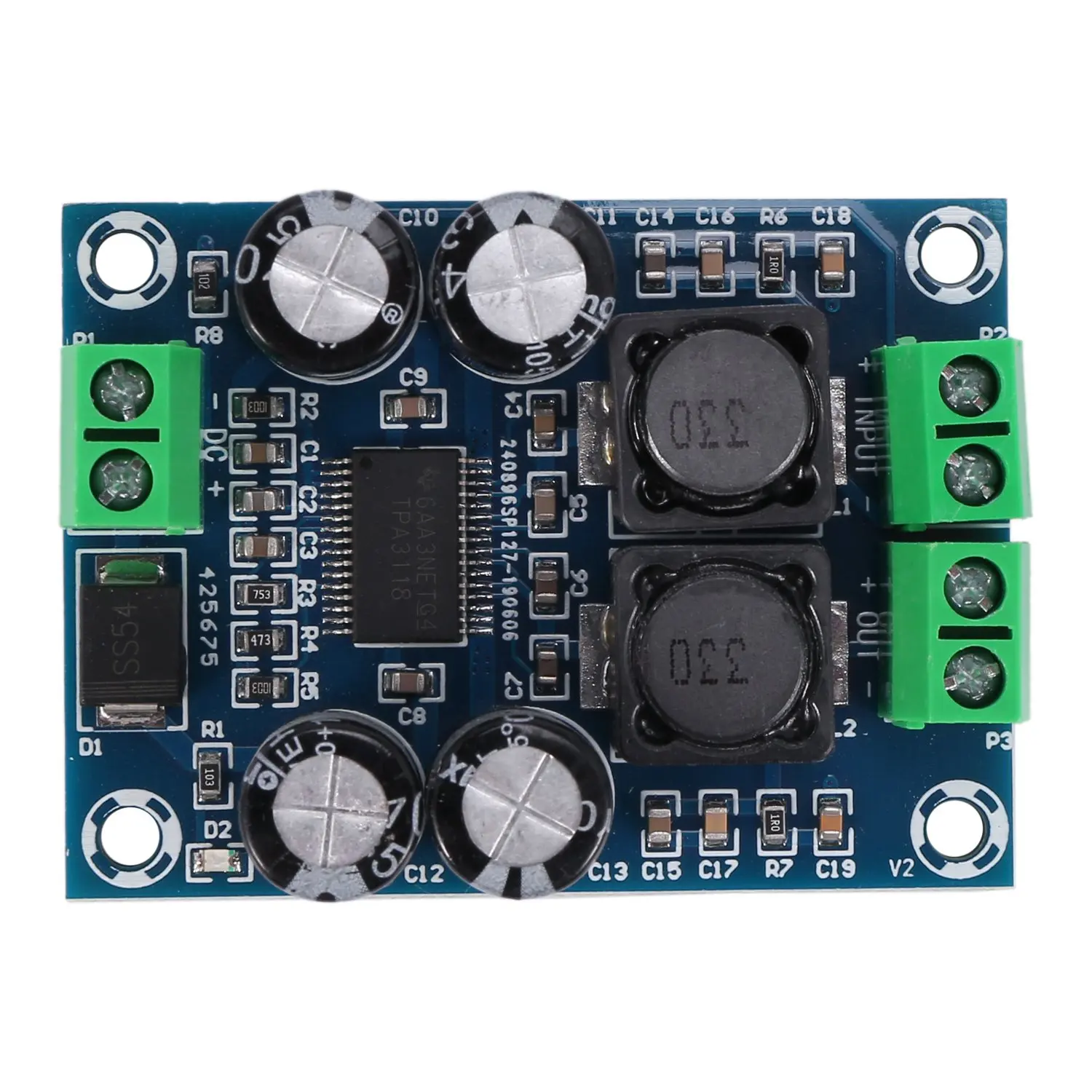 XH-M311 Mini Placa Amplificador Digital, TPA3118 Módulo Amplificador De Áudio, Mono 60W