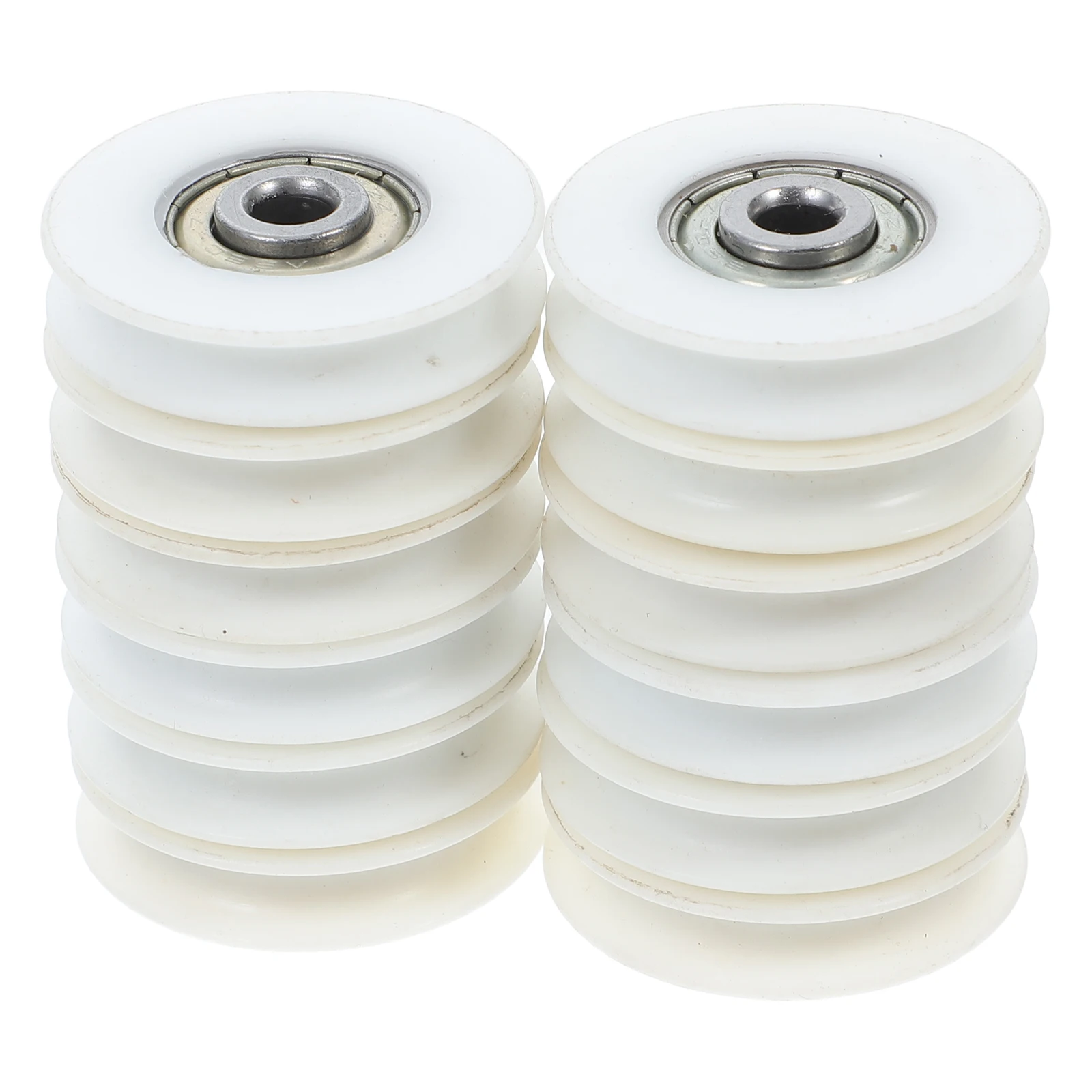 

12pcs Pulley Wheel Bearing U Sliding Gate Rollers Track Roller Drawer Guide Wardrobe Door Hardware