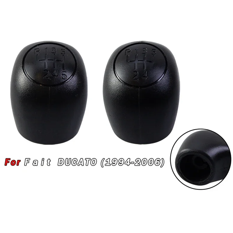 

5/6 Speed Black Gear Shift Knob for Fiat Ducato 1994-2006 - Car Transmission Shifter Handle, Durable Auto Interior Accessories
