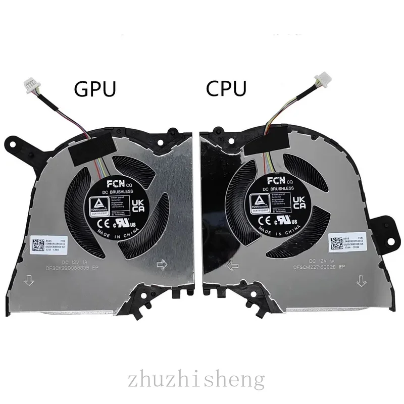 New CPU GPU Fan For ASUS ProArt StudioBook 16 OLED H5600 H5600QE H5600QM H7600