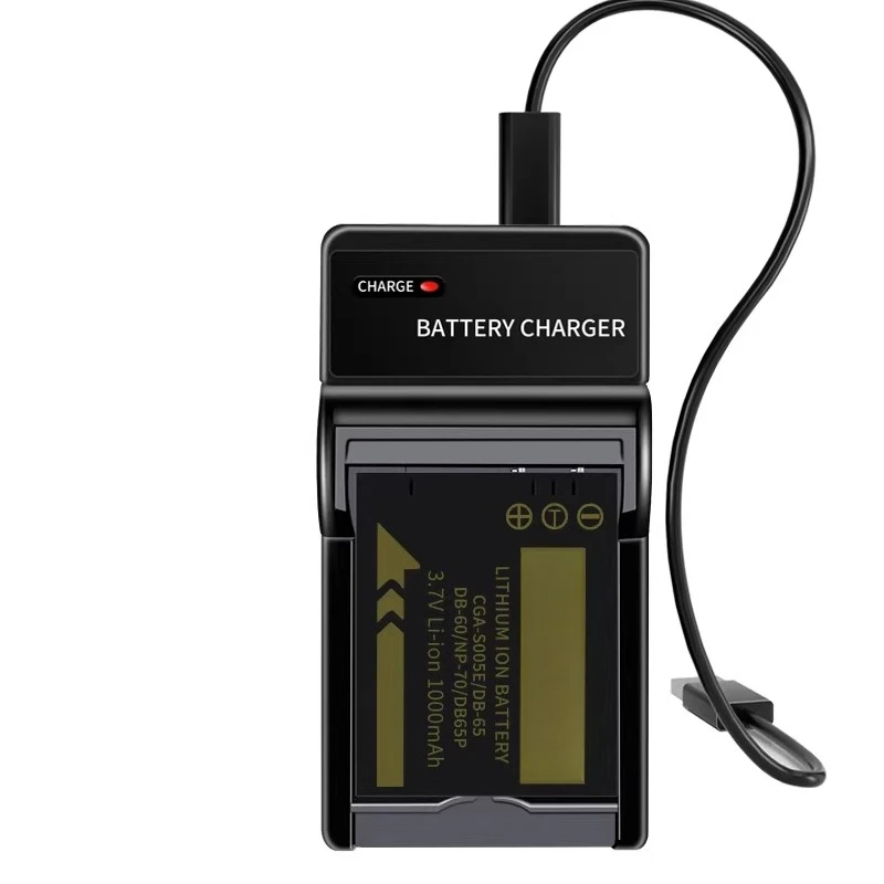 For ricoh ccd camera db-60 battery r3 r4 r30/40/5 gx100/gx200 gr2 charger