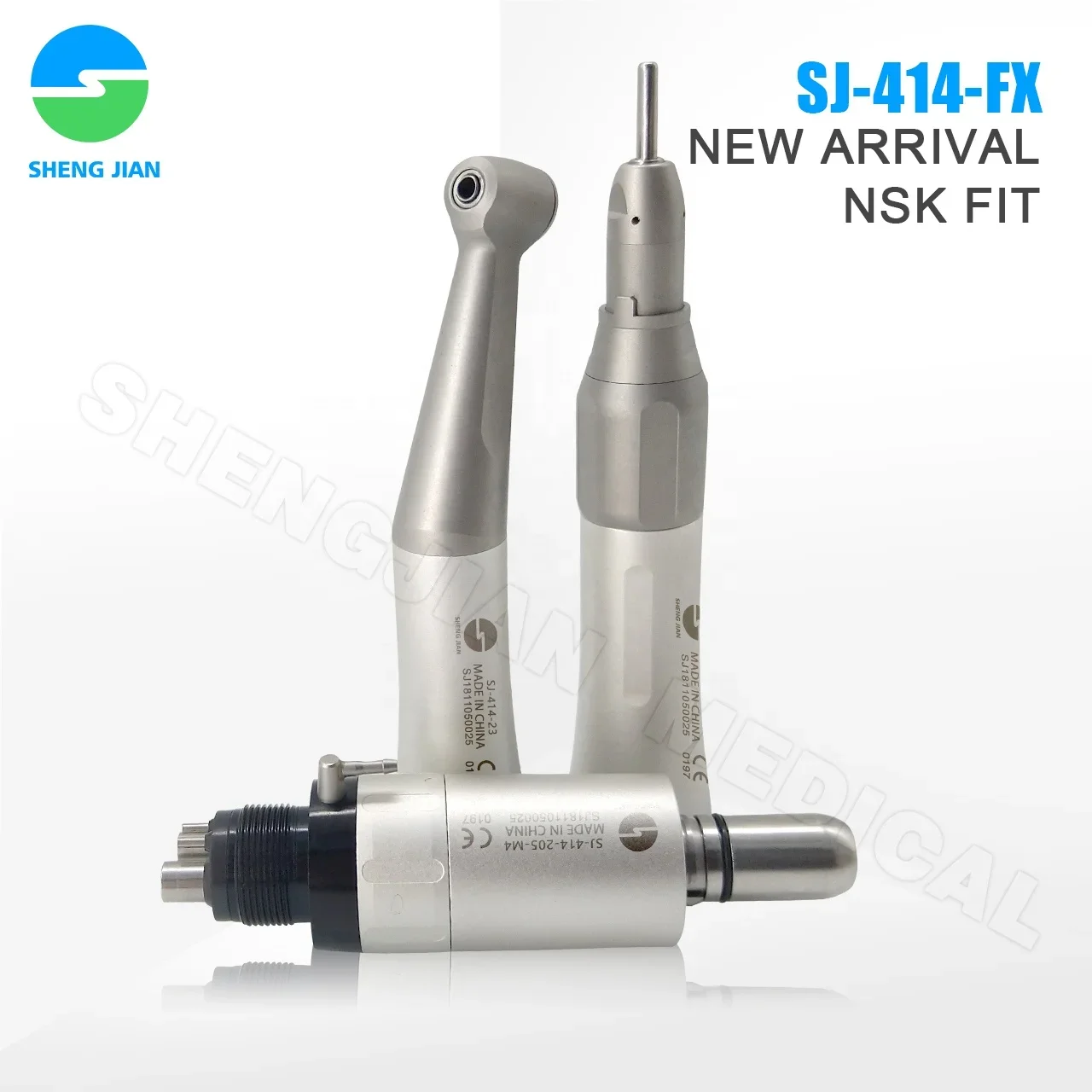 LXG145 SHENGJIAN 1:1 ความเร็วช้า Handpiece E เครื่องกําเนิดไฟฟ้า den tal Handpiece Lowspeed Handpiece