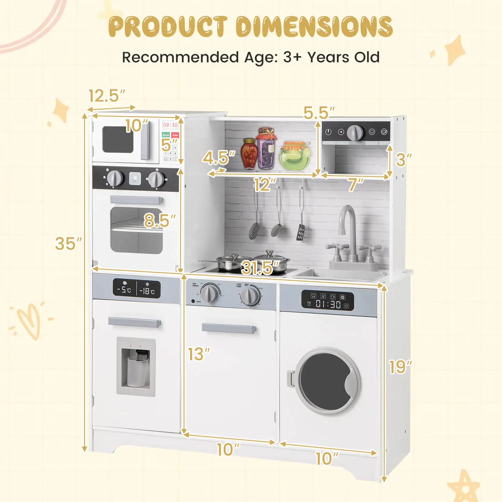 Kids Play Kitchen Toy 2