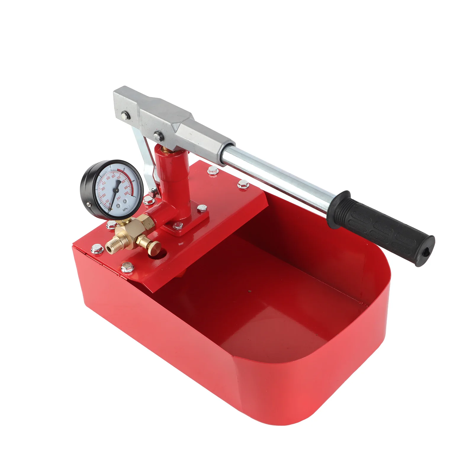 

1000PSI 7MPa Manual Hydraulic Pressure Test Pump Pipe Valve Water Pressure Tester Hand Tool