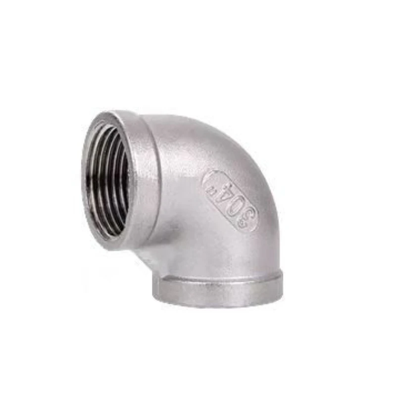 

New 1/8" 1/4" 3/8" 1/2" 3/4" 1" 1-1/4" 1-1/2" BSP Elbow 90 Degree Angled Stainless Steel 304 Female Threaded Pipe Fitting