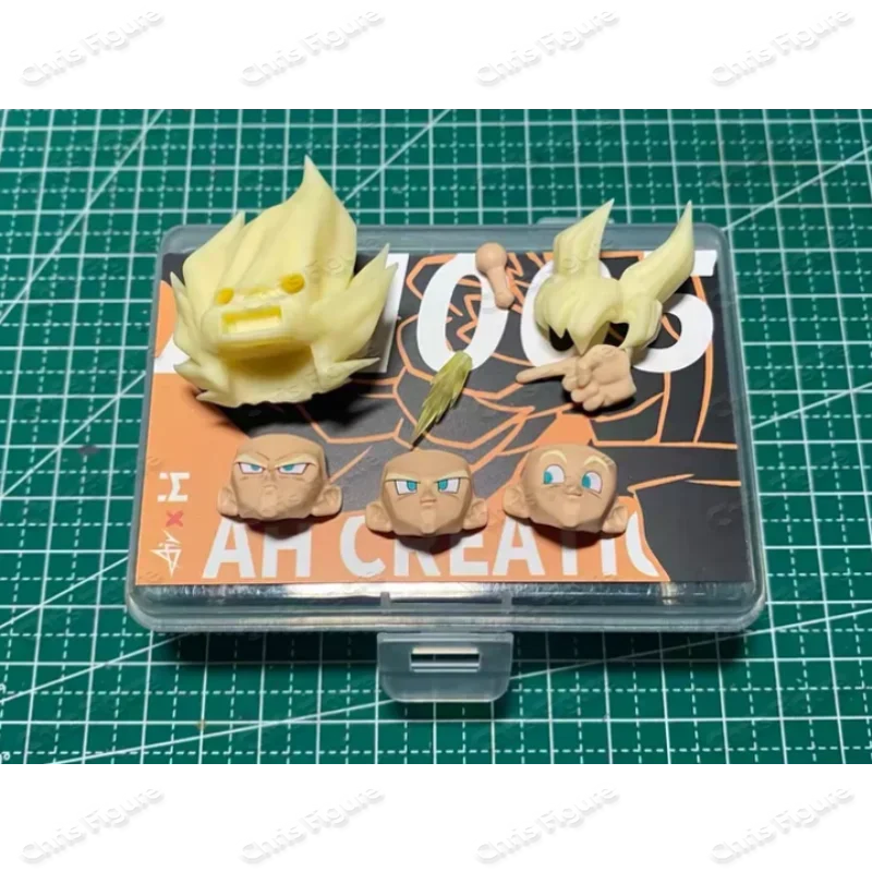 

[18hours Shipping] Original Air HM AH005 Dragon Ball SHF Full Power Son Goku Headsculpts Accessories Kit Anime Action Figure Toy