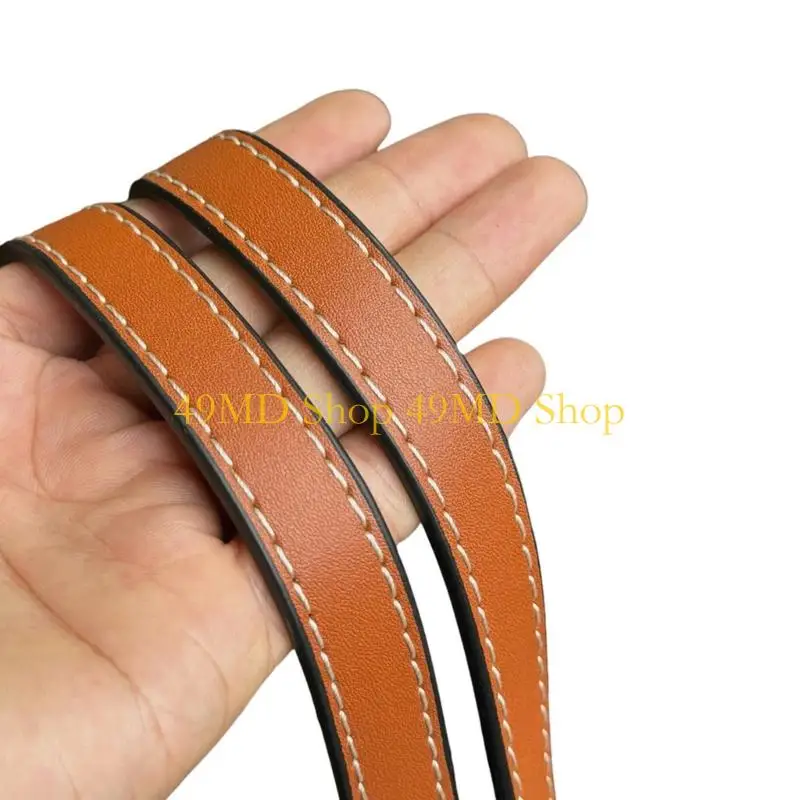 49MD 1Set PU Leather Bag Bottom Shaper Bag Handle for DIY Crocheted Bags Purse Wallet Toted Bag Handbag Making Repairing