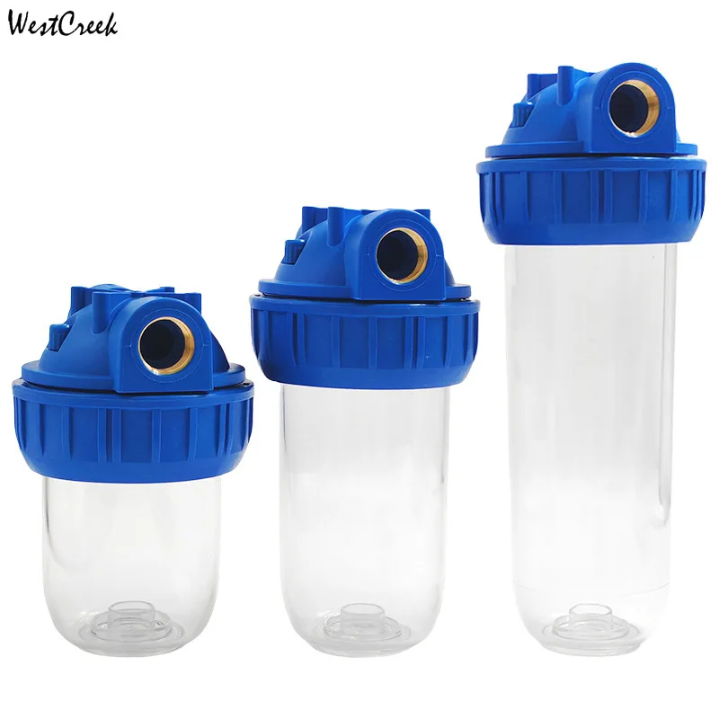 WESTCREEK 5 7 10 Inch Cartridge Water Filter Housing 4 6 1 Inch Leak Proof Pre Filter for Water Purifier System