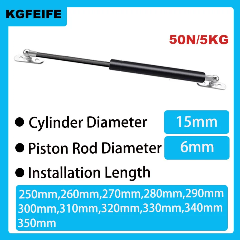 

1PC 250-350mm 5kg/50N Universal Strut Bars Furniture Strut Bar Gas Shock Absorber Hydraulic Lift Kitchen Cabinet Hinge