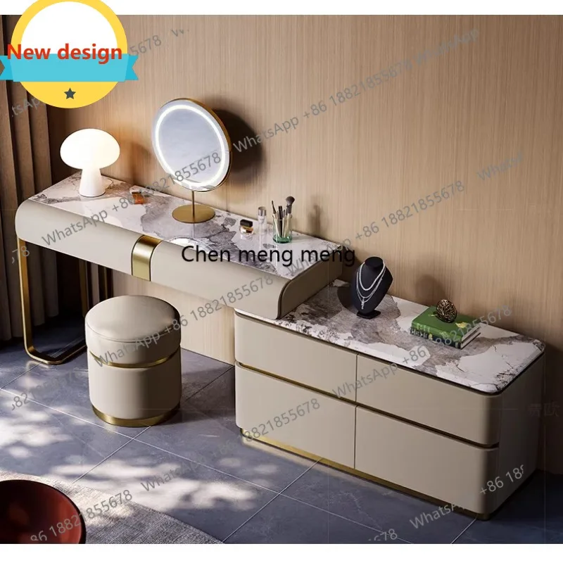 

Light luxury dresser, bedside storage chest integrated villa, premium makeup table