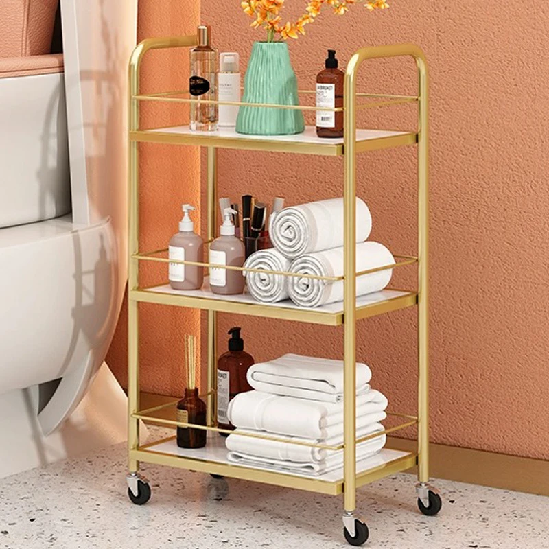 Makeup Utility Salon Trolley Storage Luxury Cart Medical Salon Trolley Tattoo Simple Carrello Attrezzi Salon Furniture BL5ST