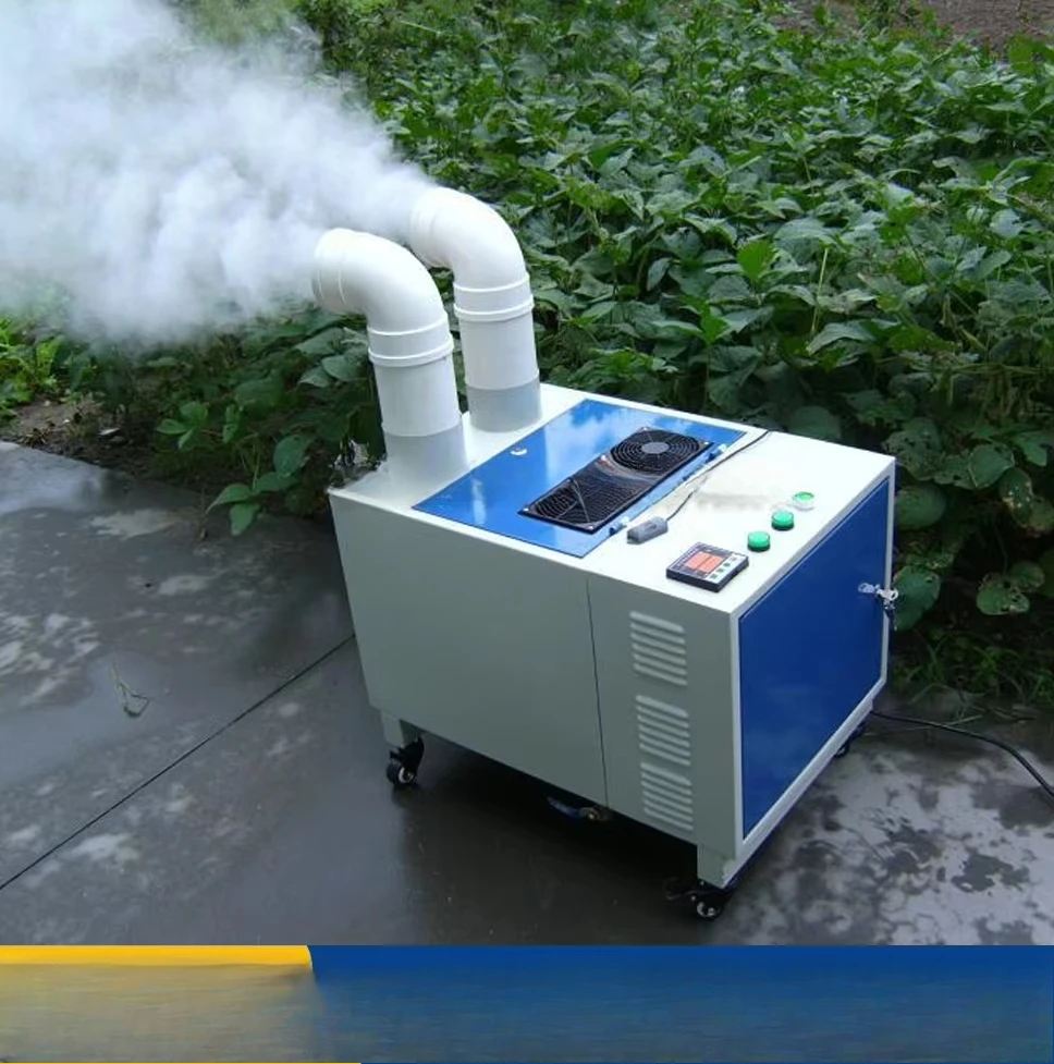 14KG/H Popular Greenhouse Humidifier Fogger Industrial Ultrasonic Humidifier Mushroom Growing Equipment