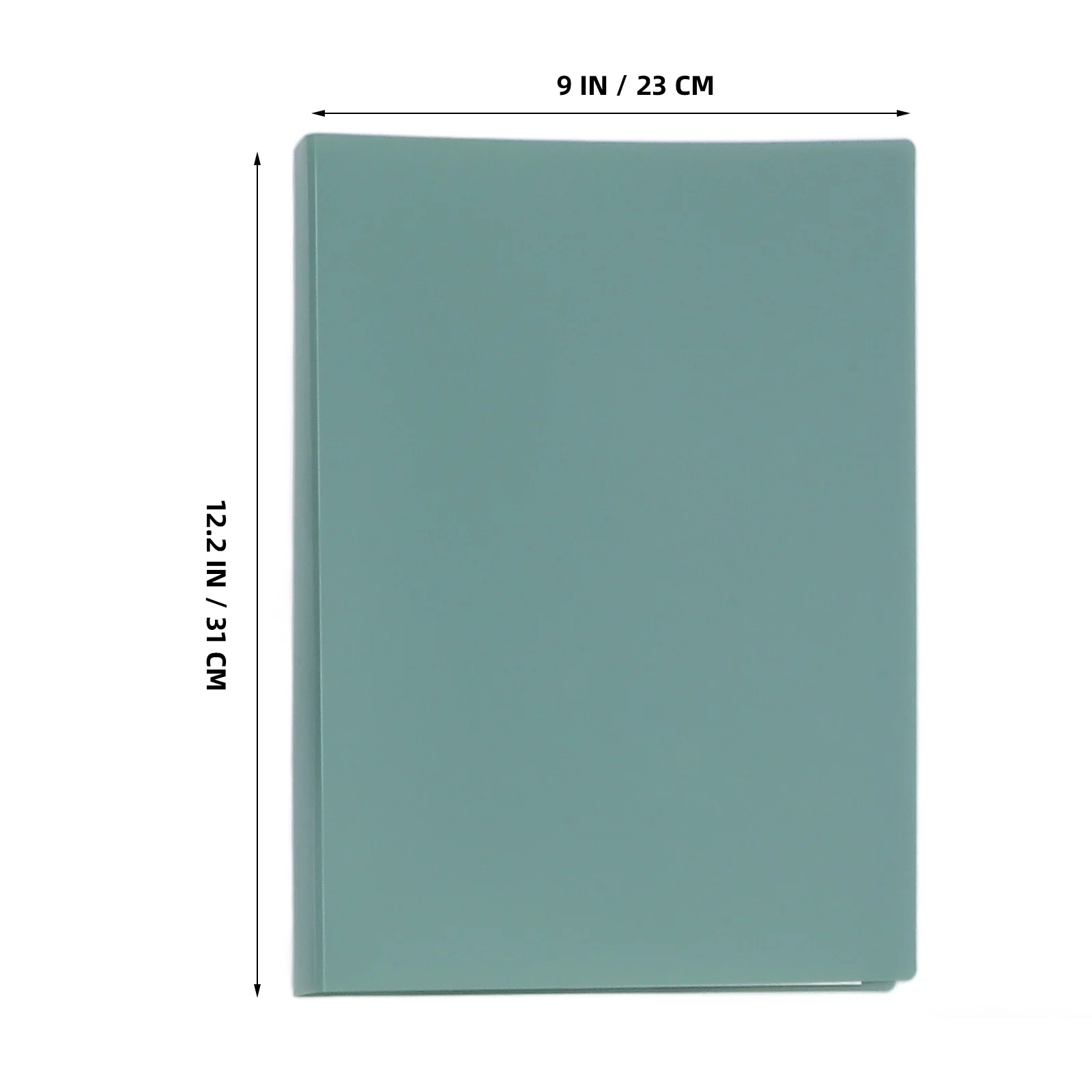 

5 Pcs Information Booklet Document Organizer Folder Binder Important Plastic Holder Green Organizing Business Receipt Office