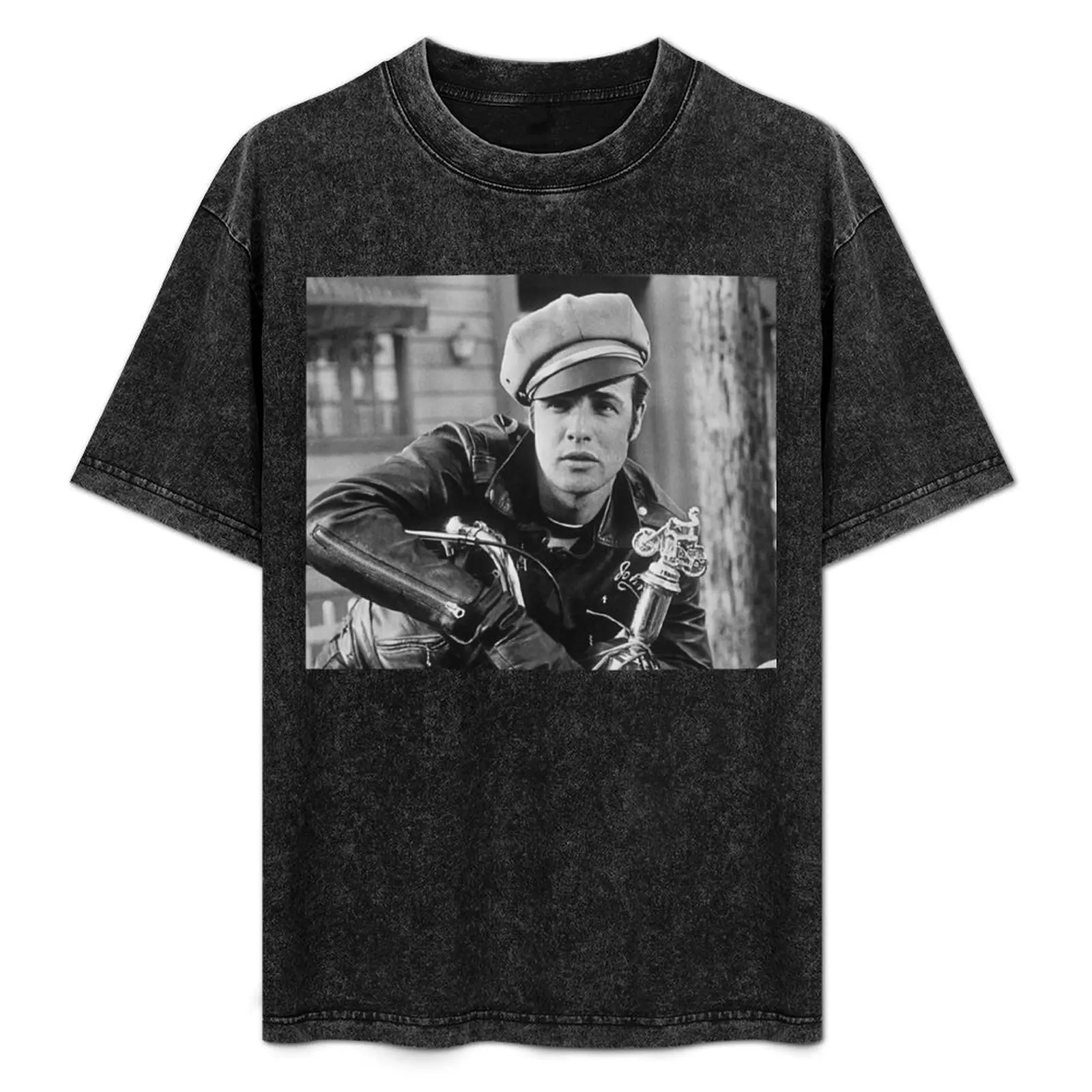 

Marlon Brando T-Shirt Novelty Print Casual Tee Shirt