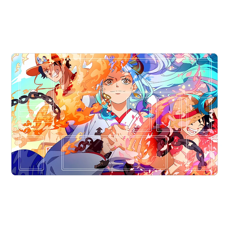 ONE PIECE OPCG DIY Yamato Beautiful Girl Card Mat Board game battle card pad Anime game collection card pad Festival gifts