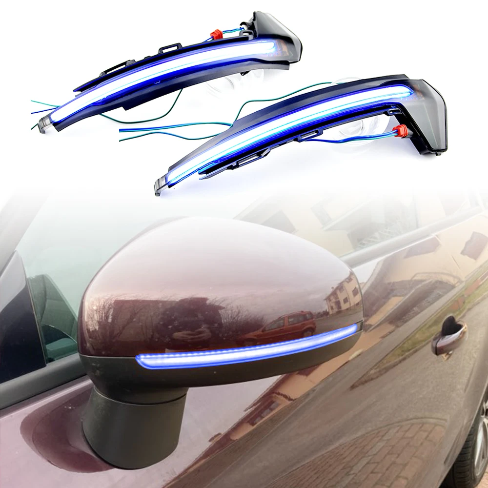 Car LED Dynamic Turn Signal Light For Audi A1 8X 2011 2012 2013 2014 2015 2016 2017 Side Wing Mirror Flasher Indicator Blinker